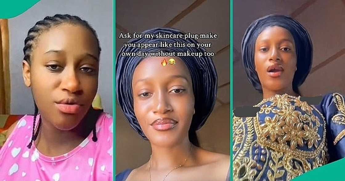 Bride gets married without makeup to honour her father. Bride gets married without makeup to honour her father.