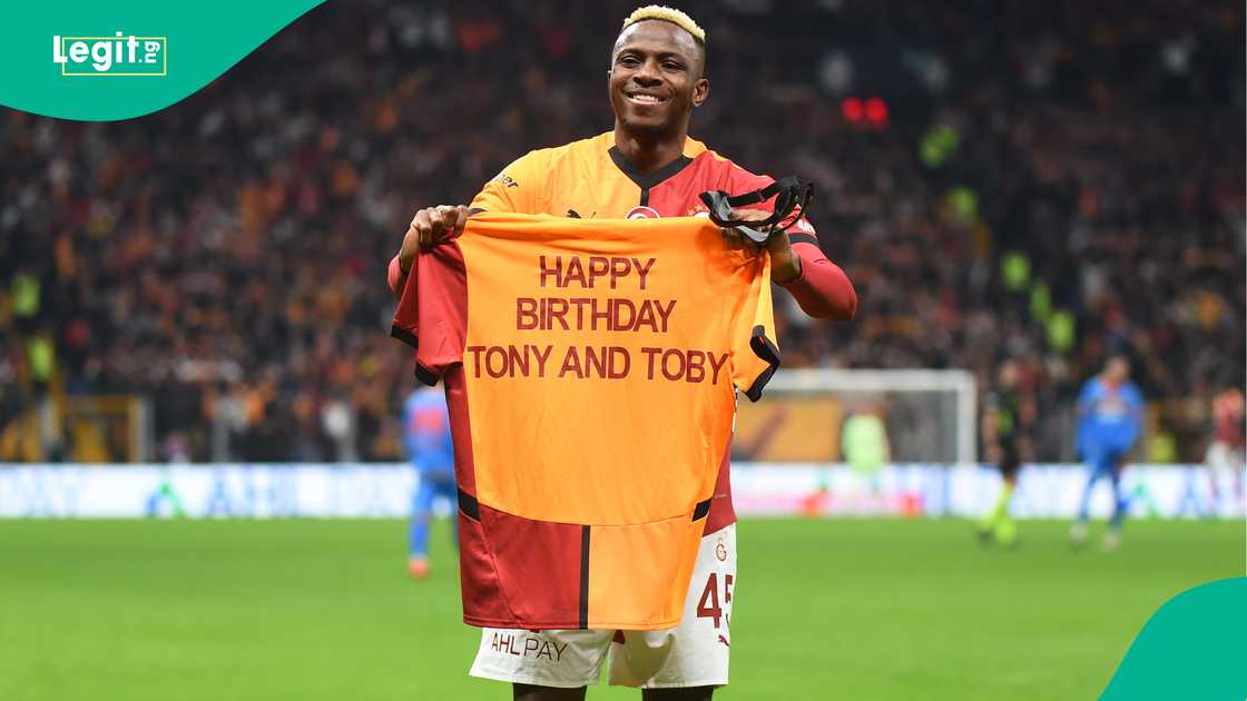 Victor Osimhen, Galatasaray, Goztepe, RAMS Park, Istanbul, Turkiye, Super Lig. Victor Osimhen, Galatasaray, Goztepe, RAMS Park, Istanbul, Turkiye, Super Lig.