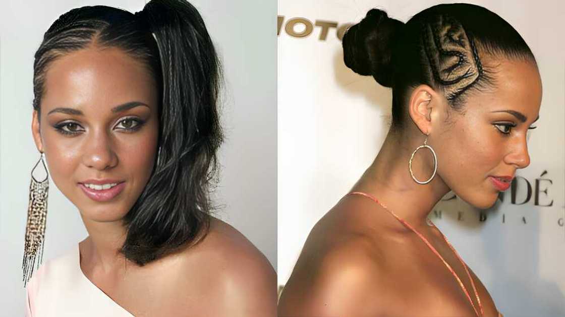 Alicia Keys braids