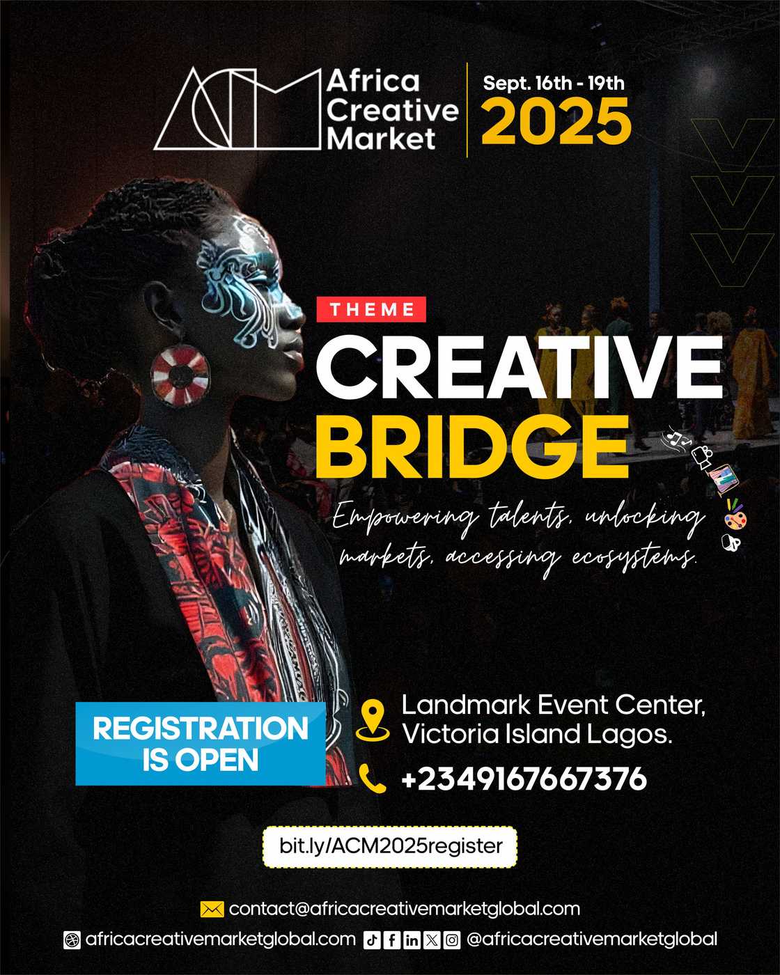 Africa Creative Market 2025: Creative Bridge - Connecting Talent, Trade, and Transformation Africa Creative Market 2025: Creative Bridge - Connecting Talent, Trade, and Transformation