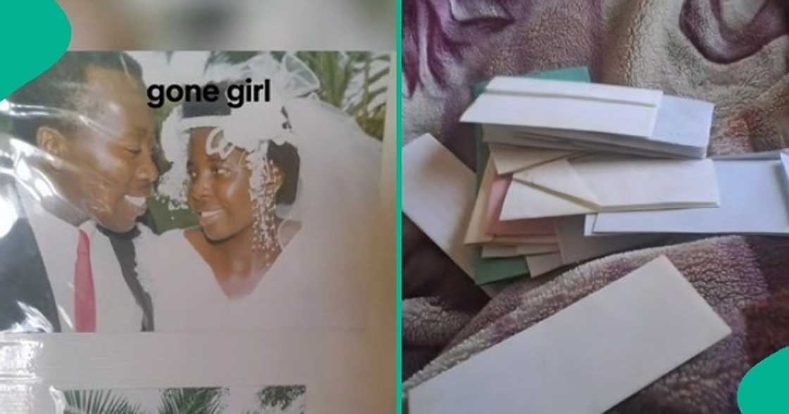Lady posts video showing the love letters that her mother wrote to her father from the year 1991 to 1993. Lady posts video showing the love letters that her mother wrote to her father from the year 1991 to 1993.
