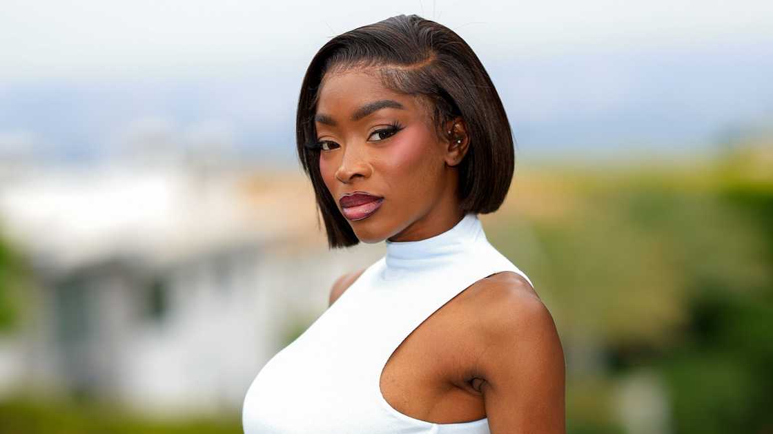 Chelsea Lazkani pictured while filming a May 2024 episode of Selling Sunset Chelsea Lazkani pictured while filming a May 2024 episode of Selling Sunset