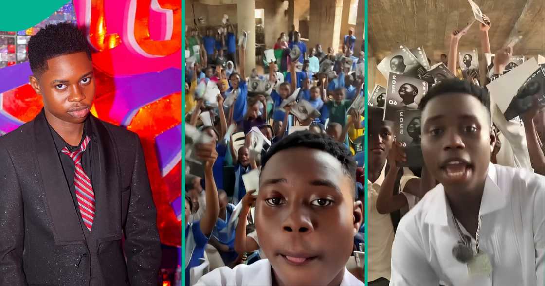 Peller shares video after visiting his alma mater to shares items to students Peller shares video after visiting his alma mater to shares items to students