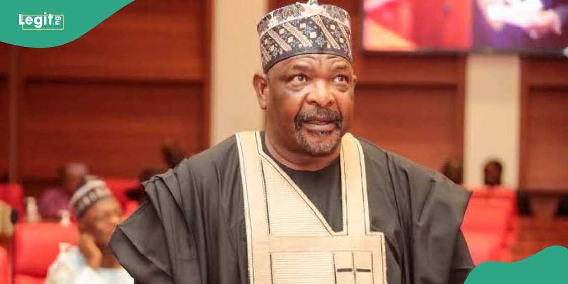Ningi is currently serving a three month suspension from the Senate Ningi is currently serving a three month suspension from the Senate