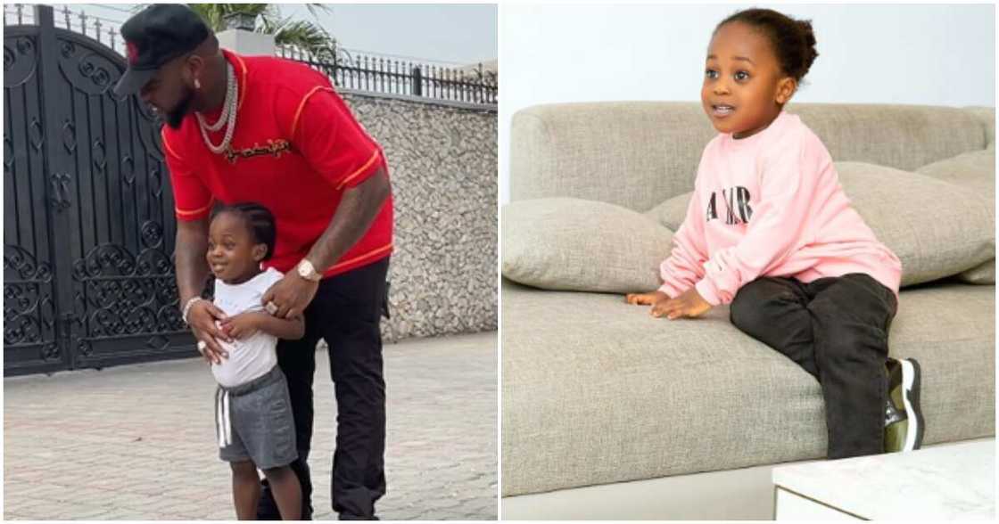 Nigerian singer Davido and late son Ifeanyi Nigerian singer Davido and late son Ifeanyi