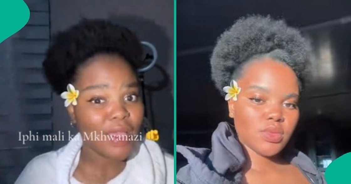 Lady cries out after reading letter that younger brother who's still in school left behind for her.