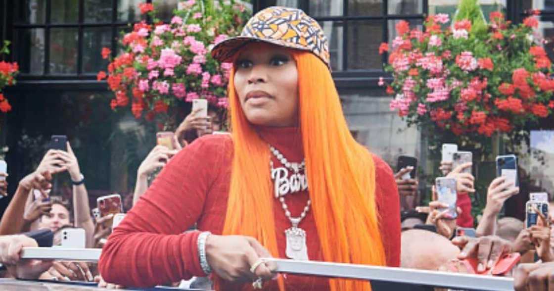 Nicki Minaj's pictures with her Trinidad family have gone viral. Nicki Minaj's pictures with her Trinidad family have gone viral.