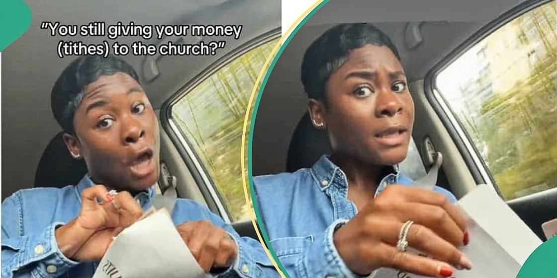 Lady promises to always pay her tithe