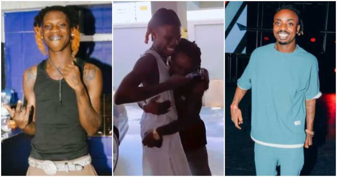 Singer Seyi Vibez and his producer Singer Seyi Vibez and his producer