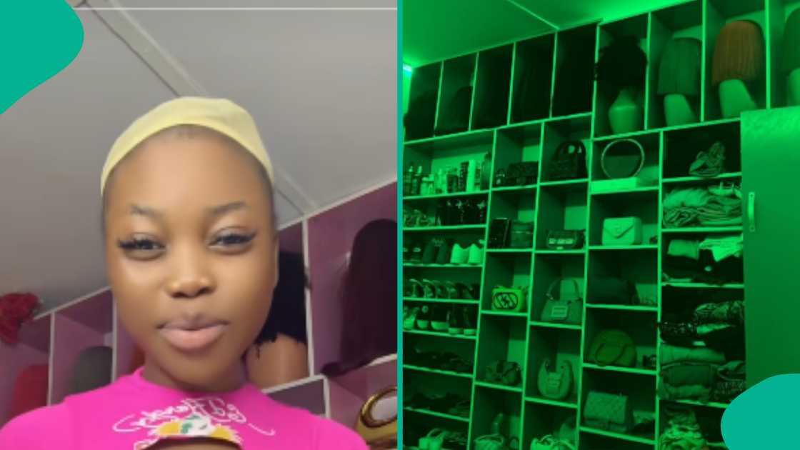 Lady shows off room she rented with N60,000. Lady shows off room she rented with N60,000.