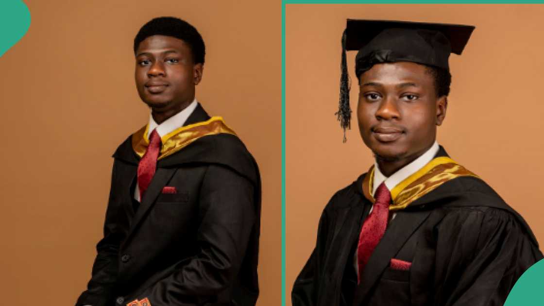 Man graduates with first-class from Babcock University, Ilishan-Remo. Man graduates with first-class from Babcock University, Ilishan-Remo.