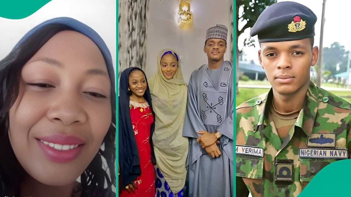 Nigerian lady reacts to viral photos of Lt. Yerima and his wife Nigerian lady reacts to viral photos of Lt. Yerima and his wife