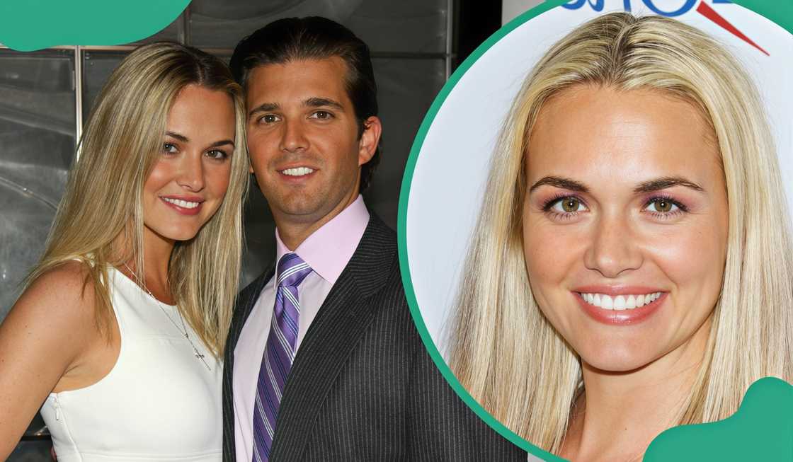 Don Trump Jr. and Vanessa pose during filming for a Celebrity Apprentice episode and she poses at an iHeartRadio event. Don Trump Jr. and Vanessa pose during filming for a Celebrity Apprentice episode and she poses at an iHeartRadio event.