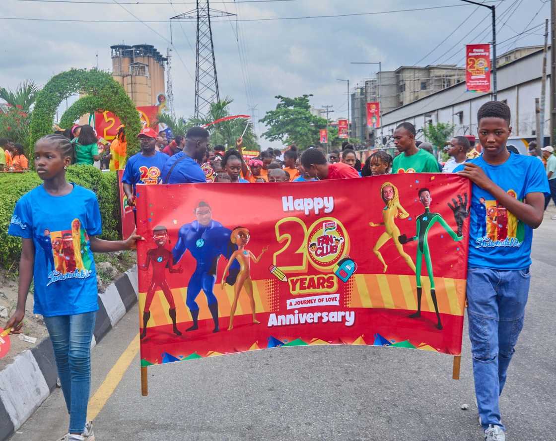 Burst of Colour, Energy and Kiddies Joy as Indomie Fan club celebrates 20th Anniversary Burst of Colour, Energy and Kiddies Joy as Indomie Fan club celebrates 20th Anniversary