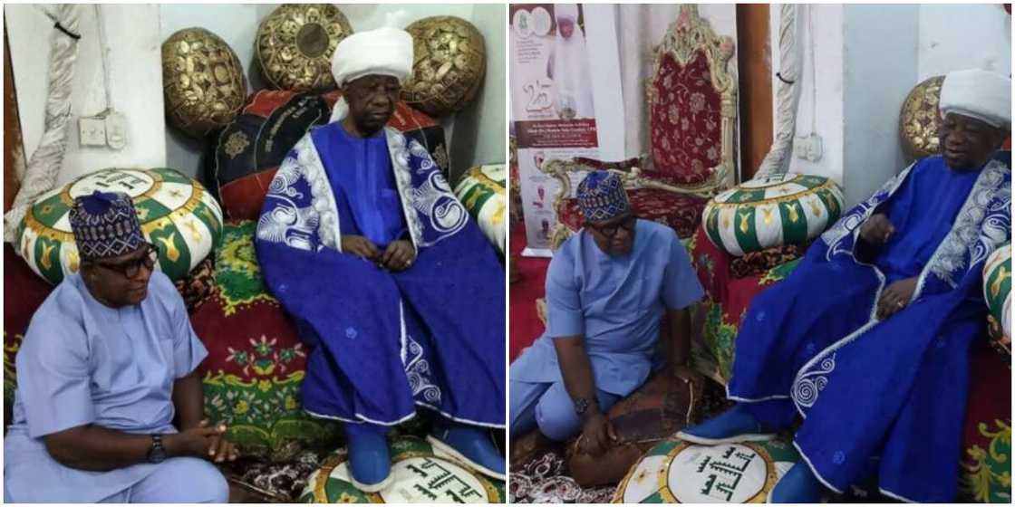 Adebayo Salami shares photos with Emir Adebayo Salami shares photos with Emir