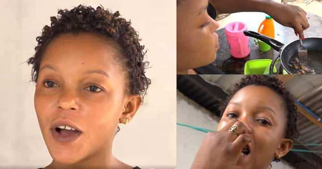 'Yar Tanzaniya mai cin kyankyaso 'Yar Tanzaniya mai cin kyankyaso