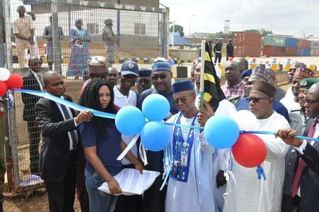 An kaddamar da tashan jirgin ruwa na kan tudu a Kaduna An kaddamar da tashan jirgin ruwa na kan tudu a Kaduna