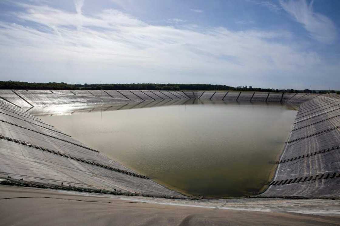 The Sainte-Soline water reserve is the second of 16 such installations