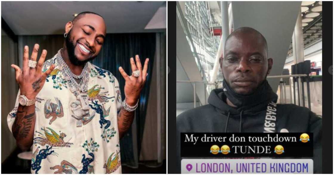 Davido's driver in London Davido's driver in London