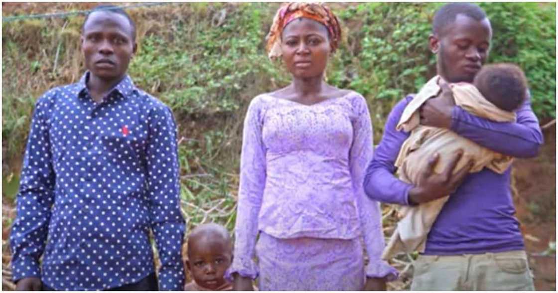 Woman marries two husbands, Francine Jisele, Albert Jarlace, Remi Murula Woman marries two husbands, Francine Jisele, Albert Jarlace, Remi Murula