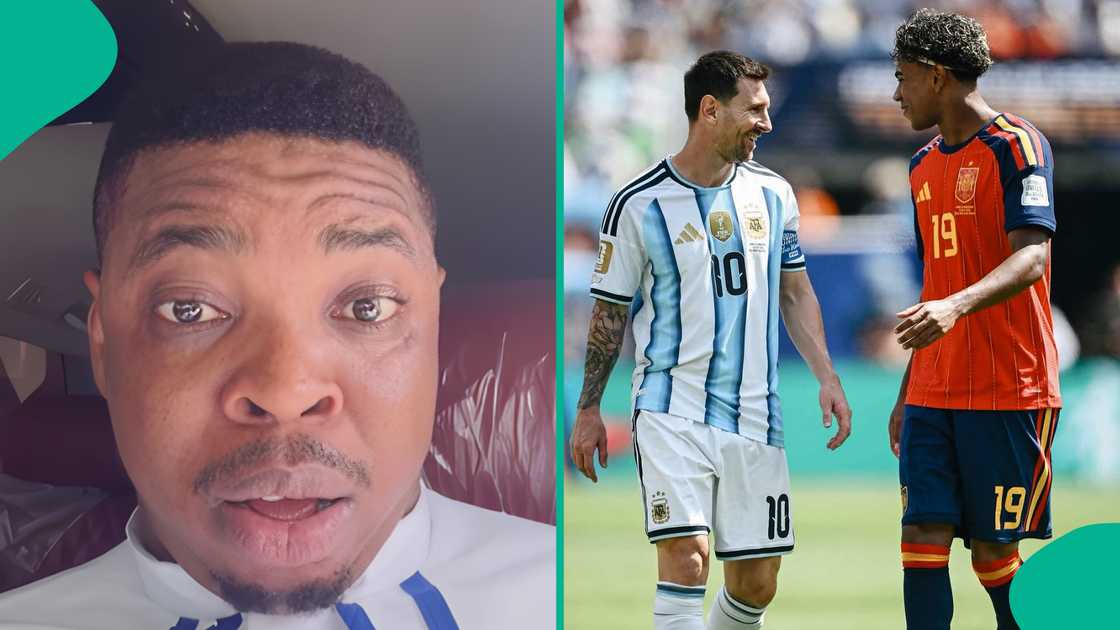 Woli Agba reacts to Argentina's loss, drags Lamine Yamal