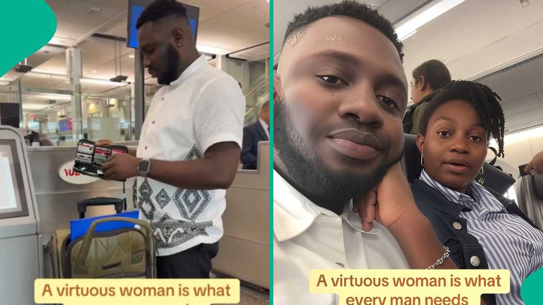 Man melts hearts as he thanks wife who brought him to Canada.