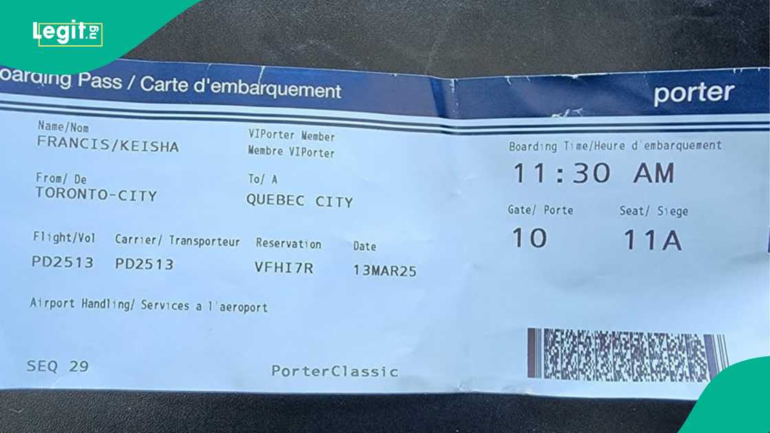 Lady reacts to Air India crash, shows off her seat 11A flight ticket Lady reacts to Air India crash, shows off her seat 11A flight ticket