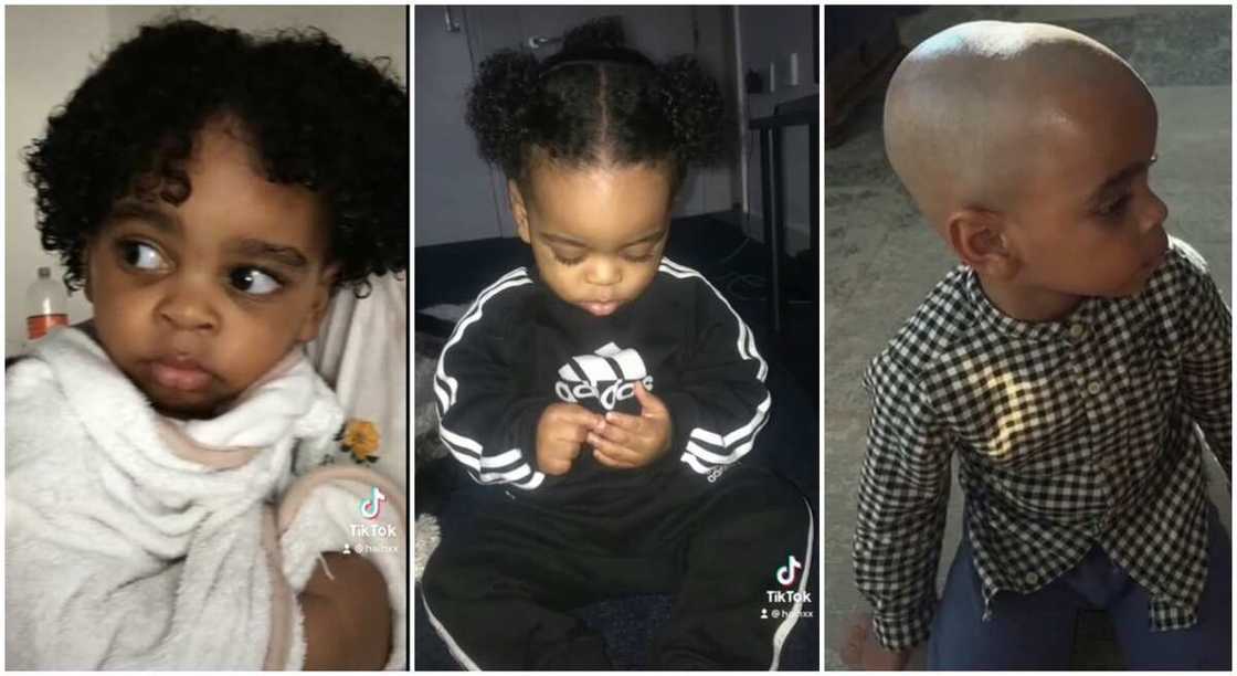 Photos of a the boy who received clean haircut from his grandmum when his mother was away. Photos of a the boy who received clean haircut from his grandmum when his mother was away.
