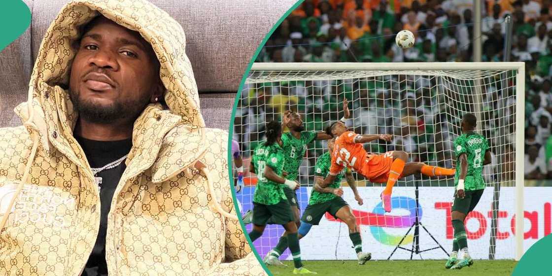 Brown Ideye reacts to Nigeria's defeat at AFCON. Brown Ideye reacts to Nigeria's defeat at AFCON.