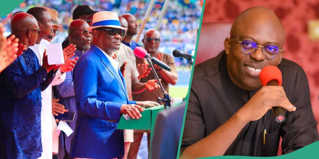Ikwerre, Emohua and Eleme local government secretariats in Rivers state have been burnt down. Ikwerre, Emohua and Eleme local government secretariats in Rivers state have been burnt down.