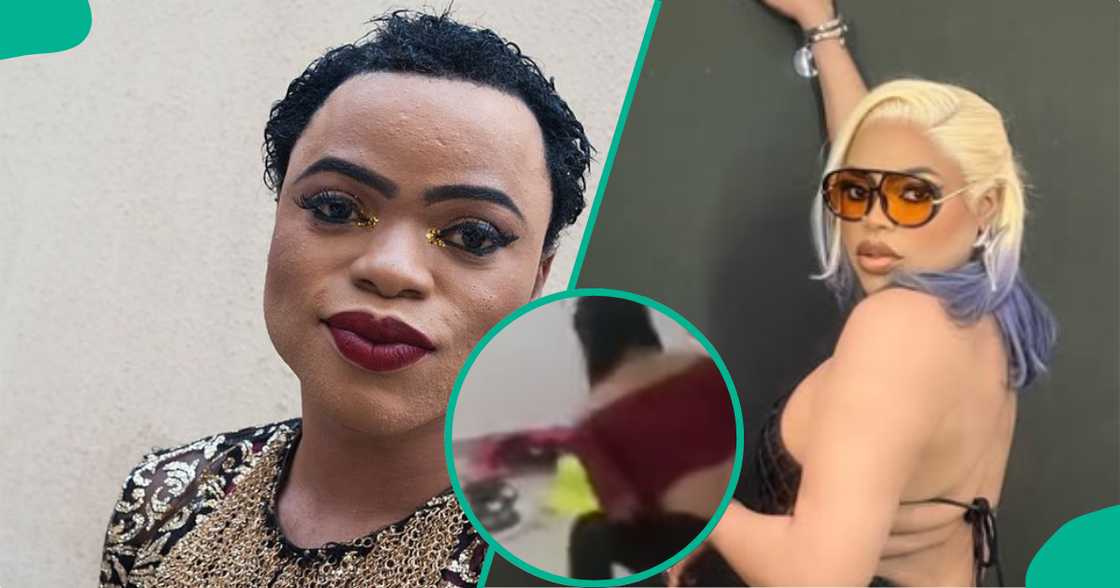 Bobrisky's throwback pops up online, fans react. Bobrisky's throwback pops up online, fans react.