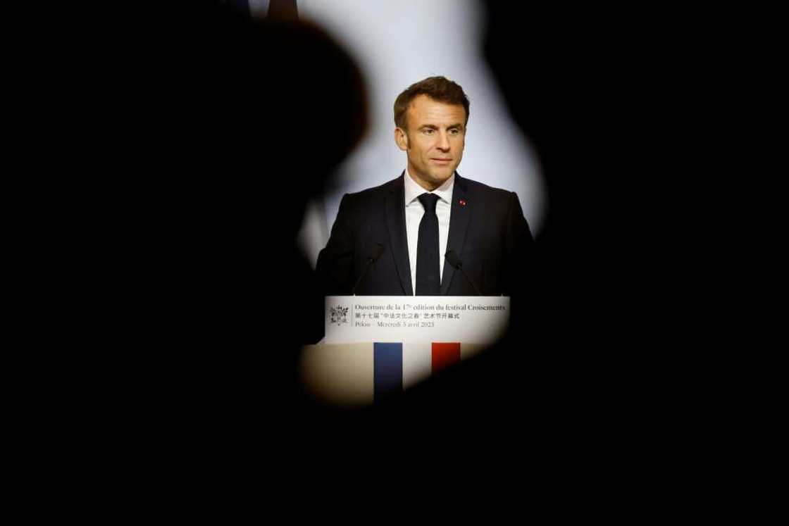 French President Emmanuel Macron is in China for the rest of the week