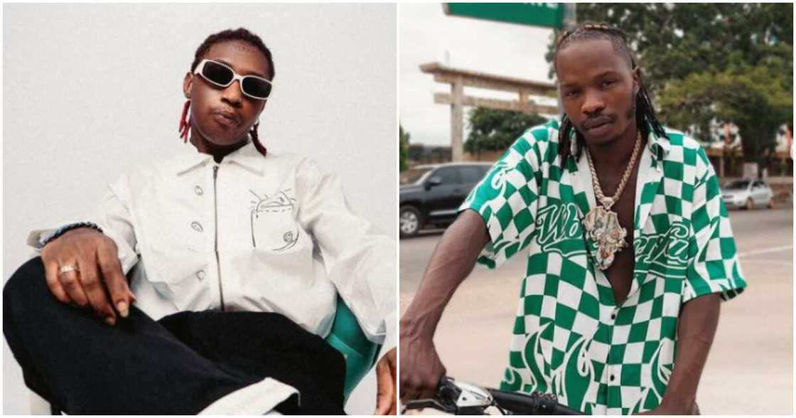 Nigerian singers Bella Shmurda and Naira Marley Nigerian singers Bella Shmurda and Naira Marley