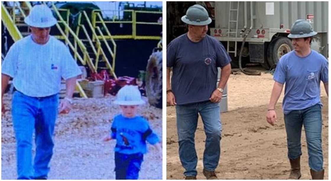 Paul Williams and son throwback photo. Paul Williams and son throwback photo.