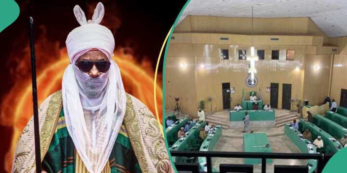 'Yan majalisar APC sun fice daga majalisa a Kano 'Yan majalisar APC sun fice daga majalisa a Kano