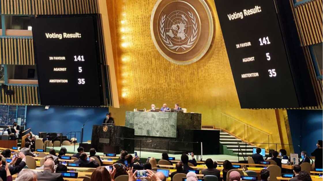 UN Resolution: Nigeria, 140 Other Countries Vote to Condemn Russian Invasion of Ukraine UN Resolution: Nigeria, 140 Other Countries Vote to Condemn Russian Invasion of Ukraine