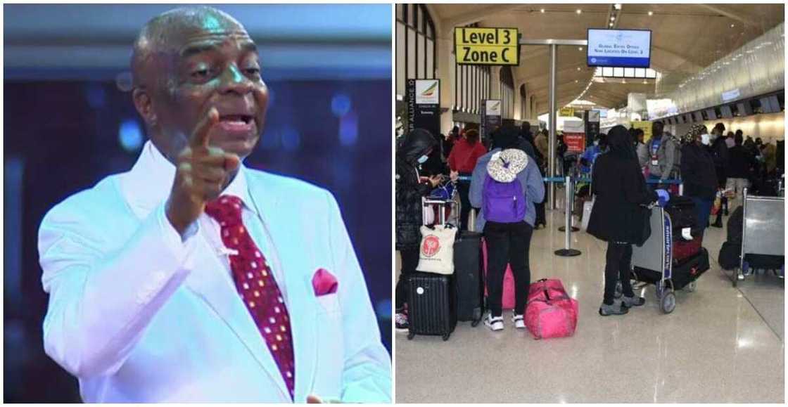 Oyedepo speaks on japa Oyedepo speaks on japa