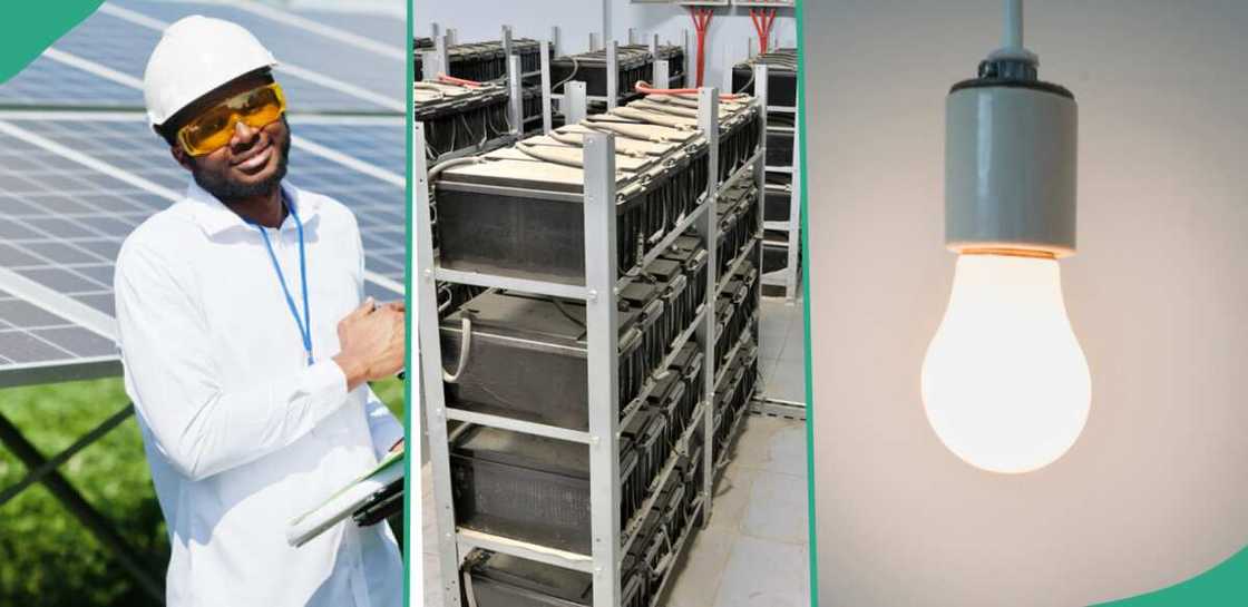 Nigerian man happy after installing solar system Nigerian man happy after installing solar system