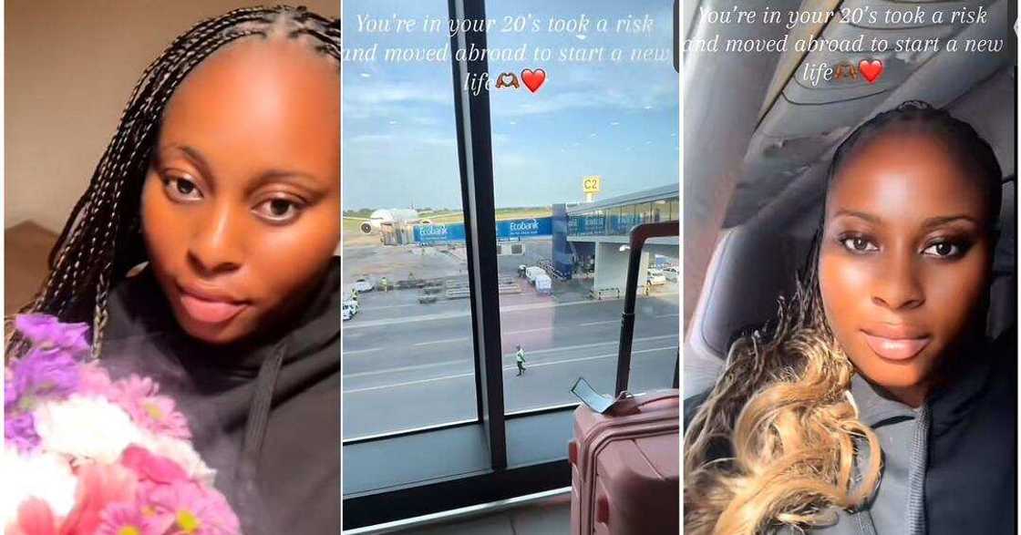 Lady relocates to the UK to start life afresh
Photo credit: @tsoobi/TikTok.