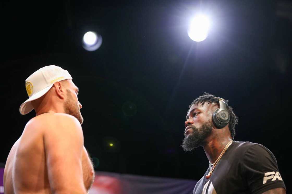 Tyson Fury and Wilder Tyson Fury and Wilder