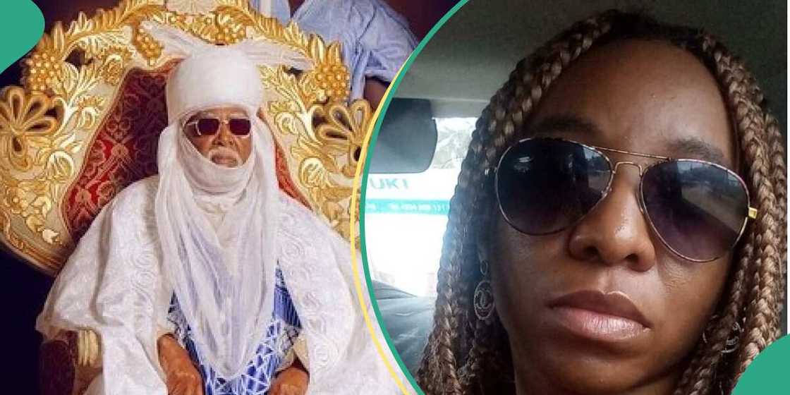 Ado Bayero and daughter/Kano emir Ado Bayero and daughter/Kano emir