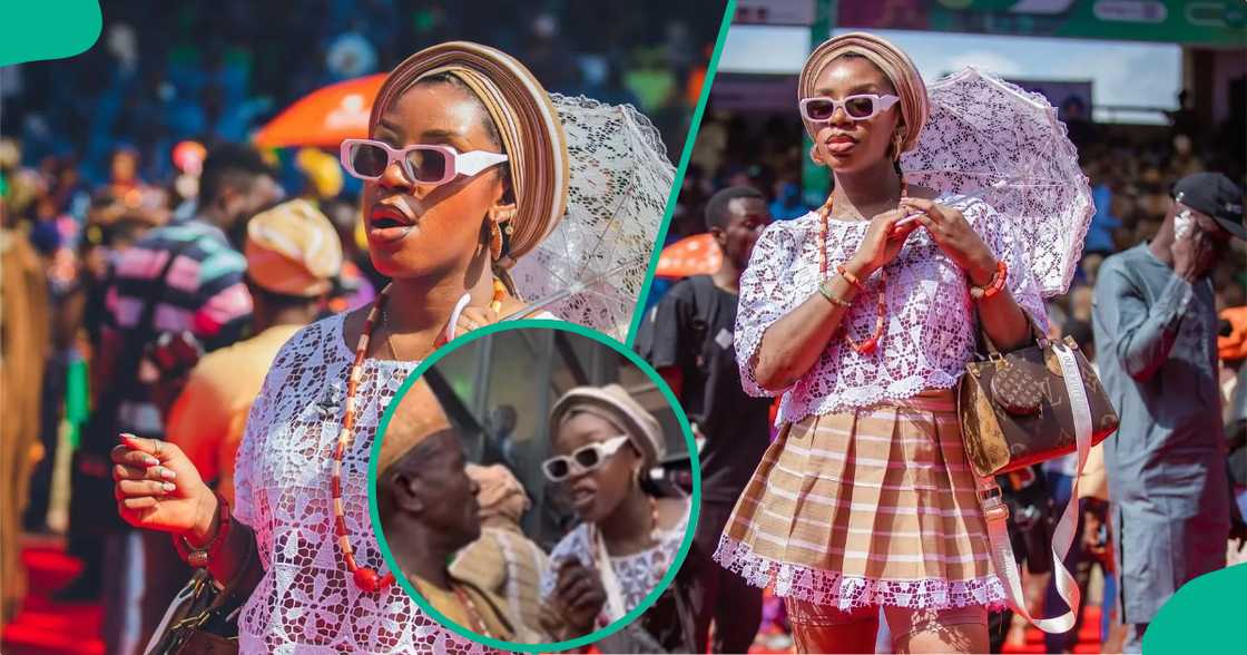 Young lady threatens elderly an at Ojude Oba 2025. Young lady threatens elderly an at Ojude Oba 2025.