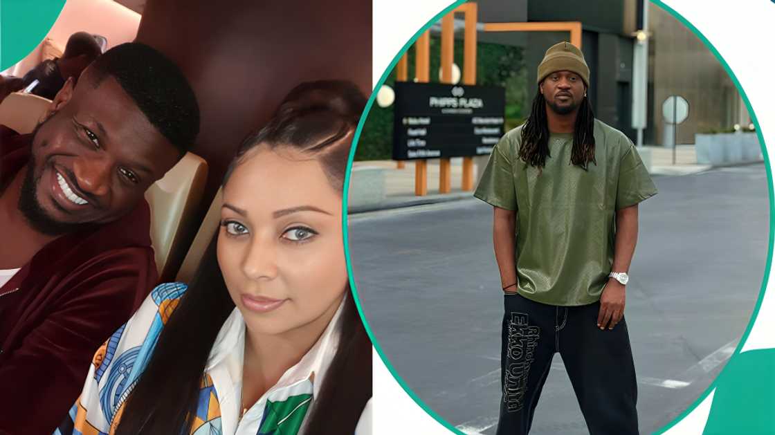 Why Rudeboy's outfit at Peter Okoye's wedding has social media divided