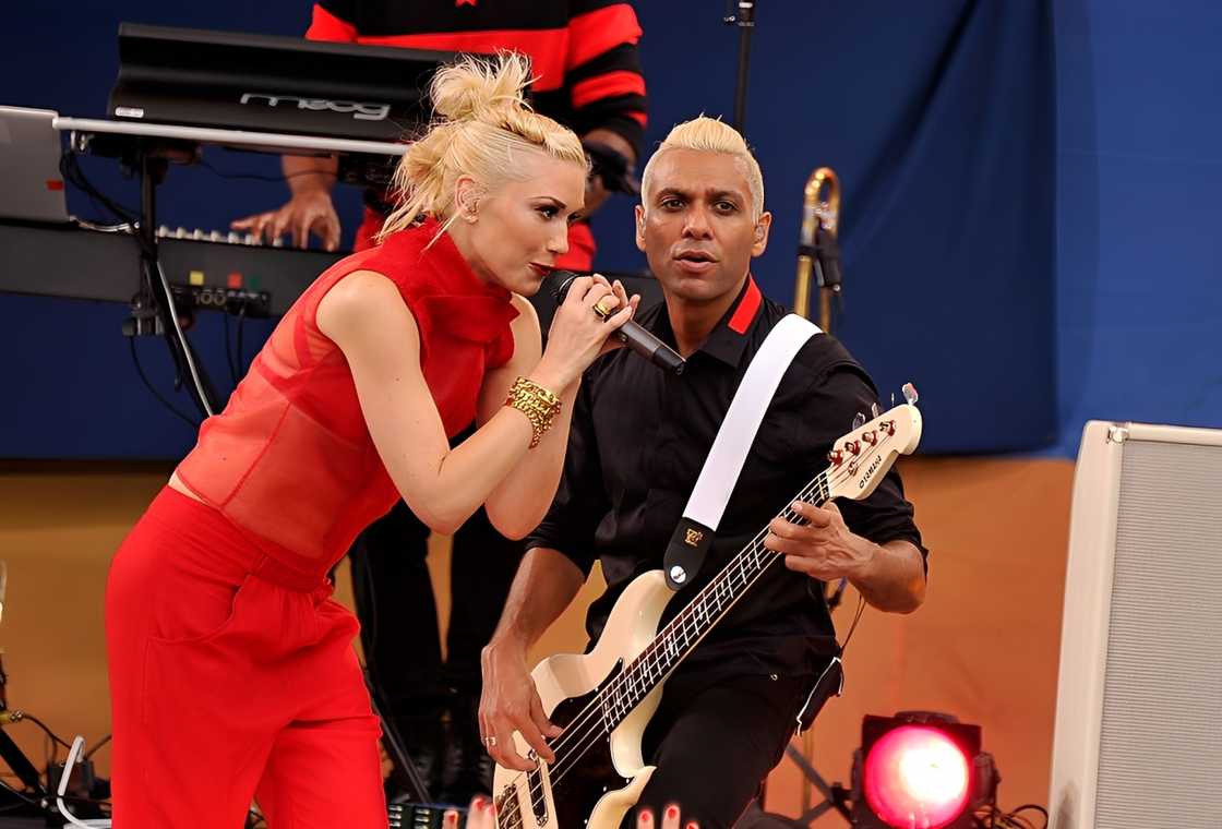 American singer Gwen Stefani and bassist Tony Kanal