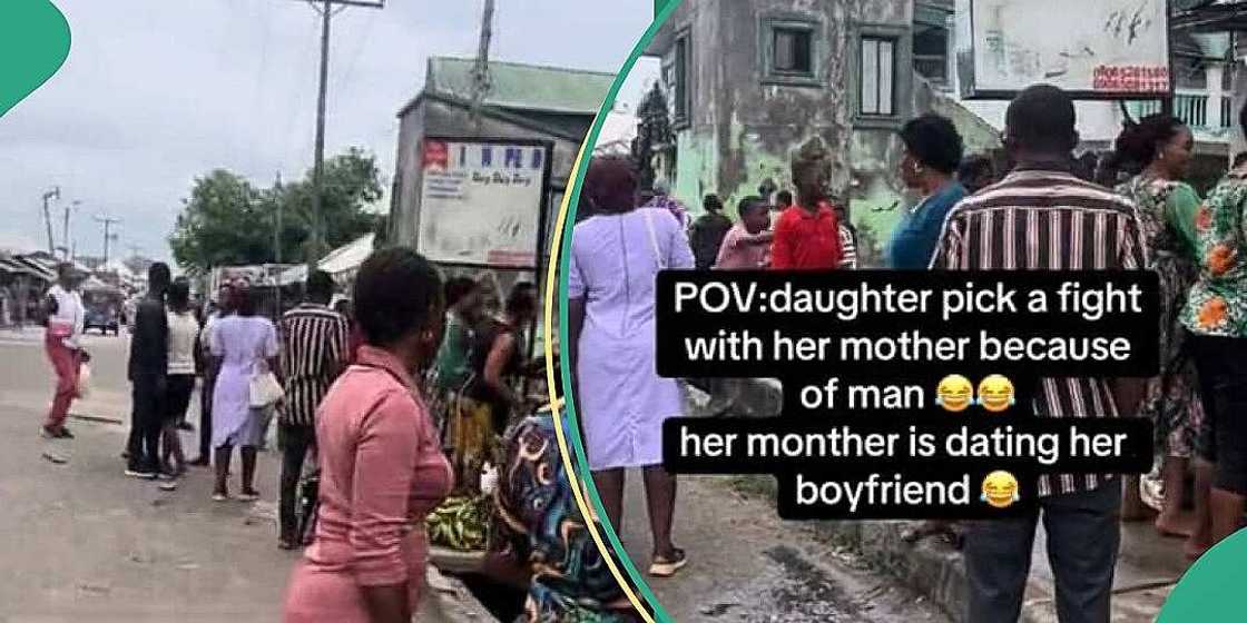 Lady finds out her mum is dating her boyfriend Lady finds out her mum is dating her boyfriend