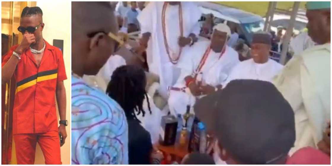 Video: 2020 BBNaija winner Laycon receives traditional title Video: 2020 BBNaija winner Laycon receives traditional title