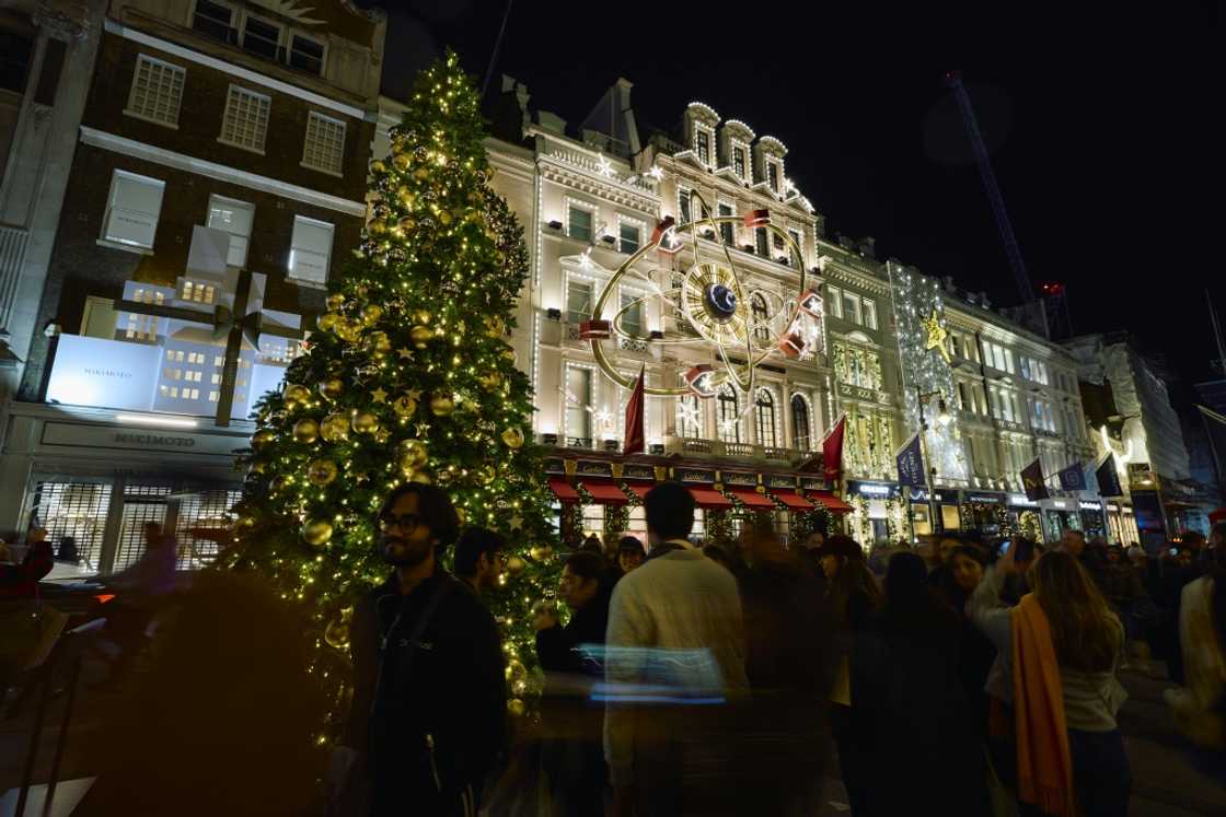 The Christmas lights are already on all over Britain