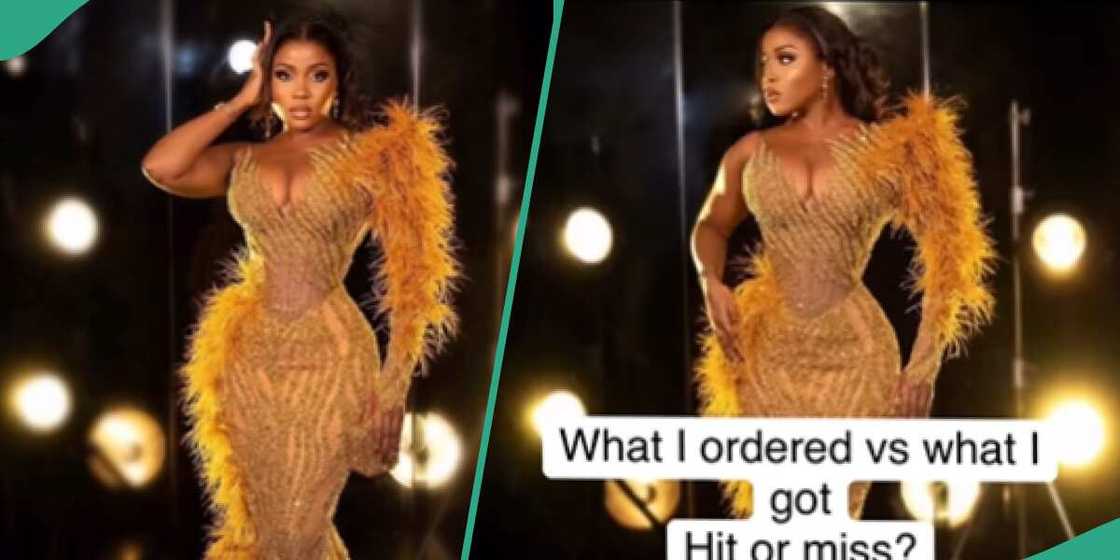 Lady orders yellow dress, gets her desire Lady orders yellow dress, gets her desire