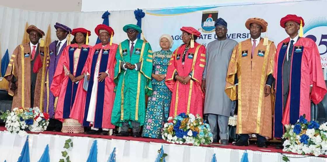 Lagos State University, LASU, Emeritus Professor, Bola Tinubu