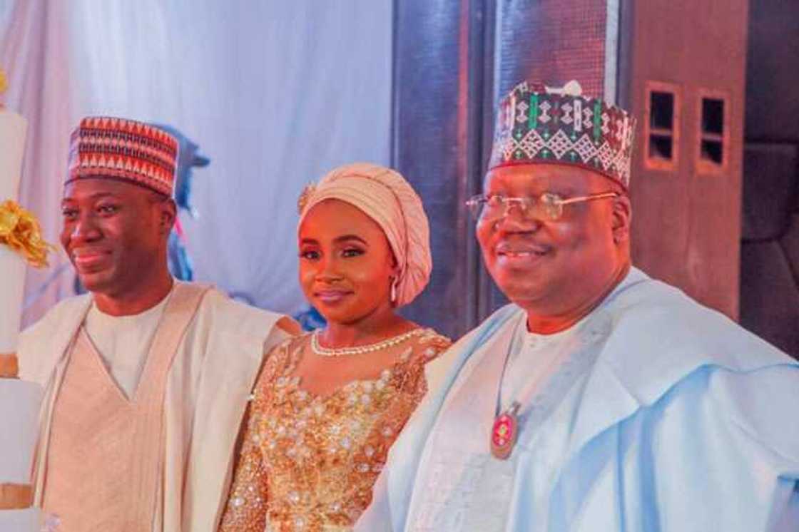 Hotunan daurin auren dan shugaban majalisar dattawa, Ahmad Lawan Hotunan daurin auren dan shugaban majalisar dattawa, Ahmad Lawan